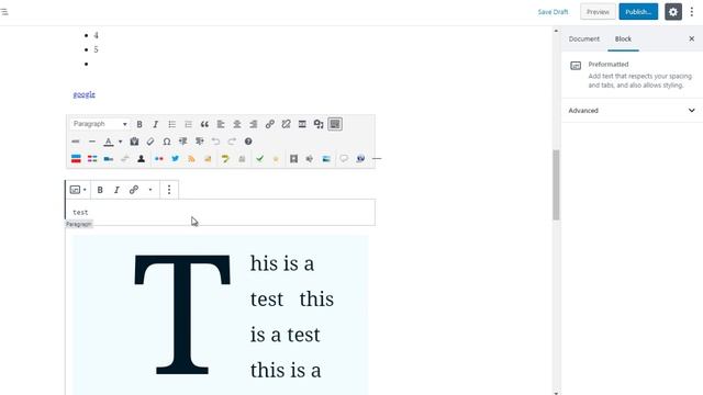 06LEARNING GUTENBERG Formatting