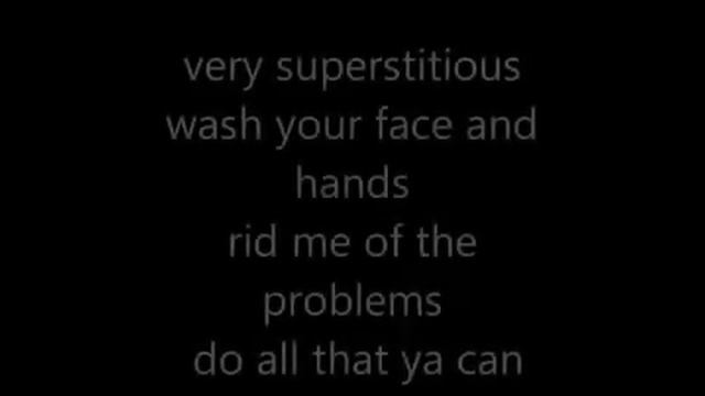 Raven Symone -Superstition Lyrics
