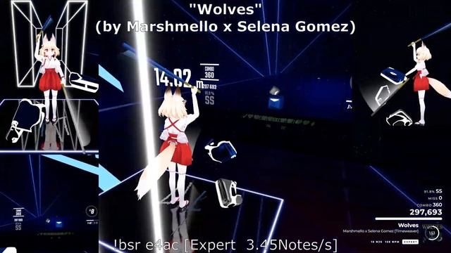 "Wolves"(by Marshmello x Selena Gomez) [Expert] / UPDATE 1.29.1