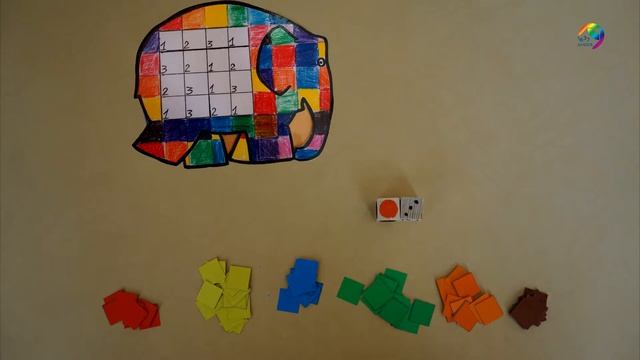 Настольная игра "Разноцветный Элмер". ГБОУ Школа № 1637