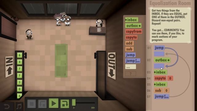 Human Resource Machine - 13 (Size & Speed Challenge)