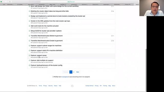 Kubernetes SIG VMware - Cluster API vSphere Provider bi-weekly syncup 20180924