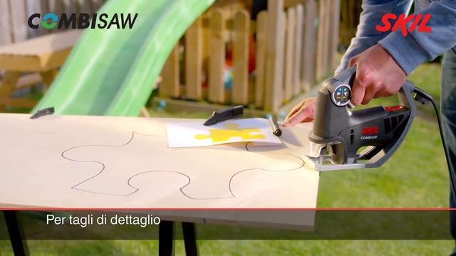 Combisaw Skil 4600 - 400 Watt di potenza per seghetto da traforo e alternativo tutto in 1