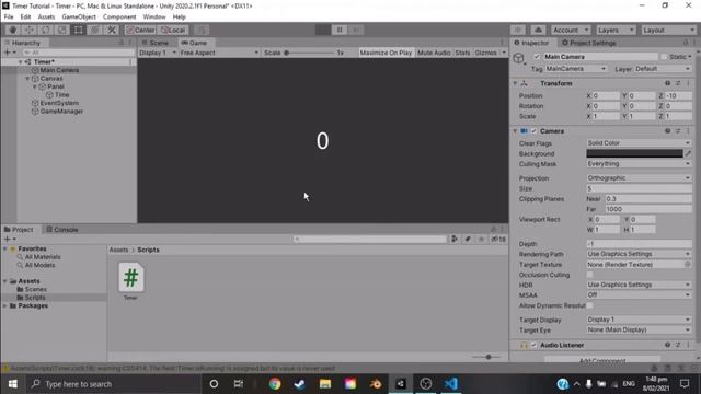 How To Make A Simple Timer In Unity Tutorial