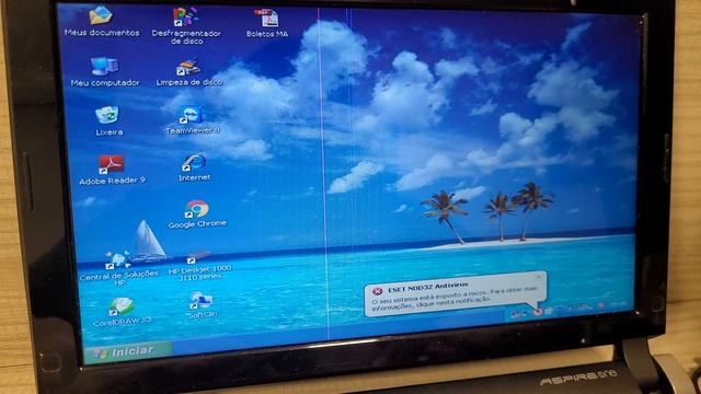 Achei um NETBOOK de 2008 Rodando Windows XP 100%