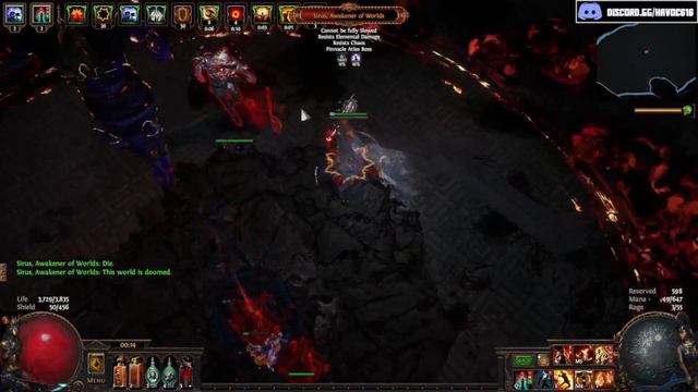 Boneshatter Champion Uber Sirus [3.18 PoE]