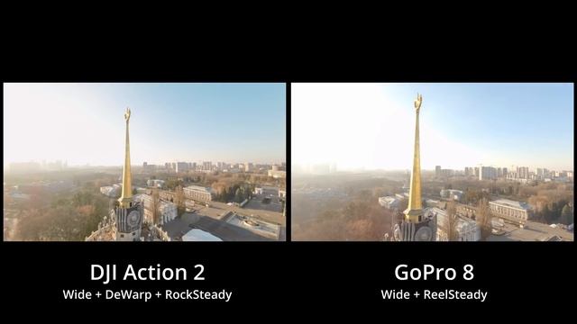 Заряжаем пушку стабом. DJI Action 2 RockSteady vs GoPro ReelSteady