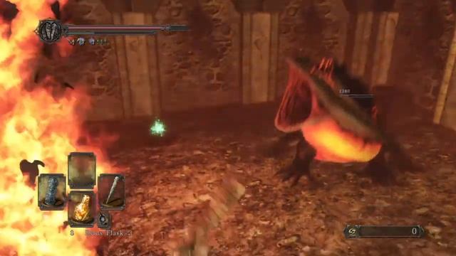 DARK SOULS 2 - TUTORIAL - How to enter the salamander pit unharmed