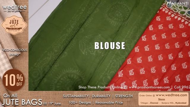 Batik Cotton Sarees | Prashanti | 8 June 2023