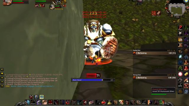 [WOW Classic] Warrior solo Guard Mol'dar of DM North