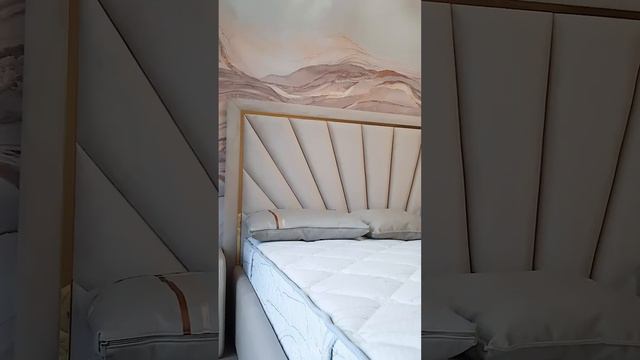 Кровать + 2 прикроватные тумбы Санрайз / Sunrise