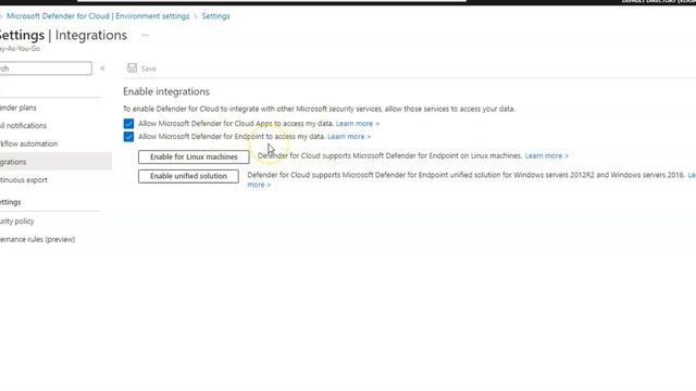 Enable The Integration With Microsoft Defender For Endpoint For Windows