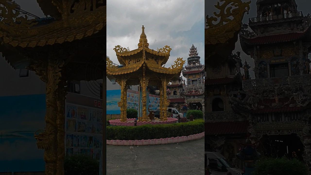 Вьетнам. Далат. Пагода Линь Фуок (Chùa Linh Phước, Linh Phuoc Pagoda)