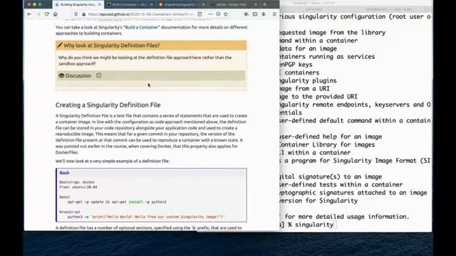 ARCHER2 - Introduction to Docker and Singularity Day 2 part 2