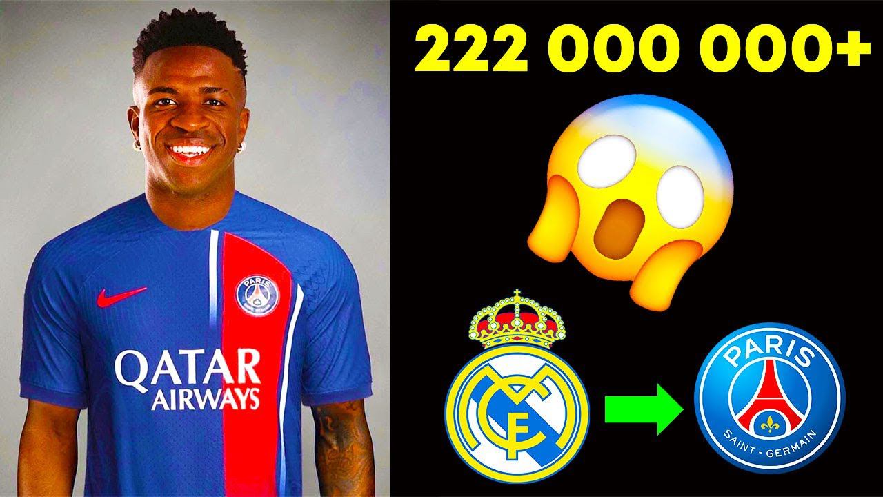OH MY GOD!  PSG WILL BREAK THE WORLD TRANSFER RECORD BY SIGNING VINICIUS!