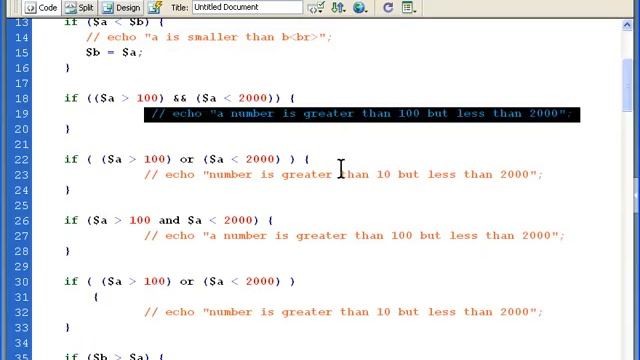 PHP: 2.7.1 if else