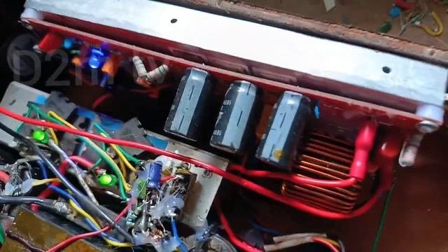 Ir2110 Class D Amplifier 4000watt Handmade In Plywood Body.
