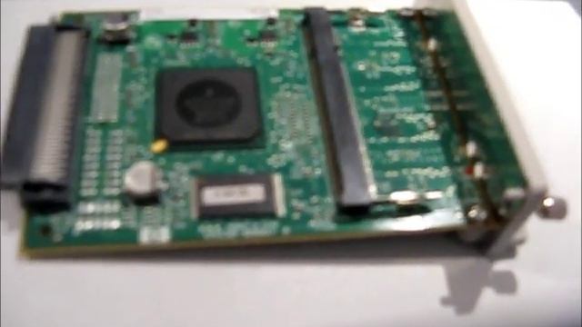 DesignJet 510 repair - 05:10 error GL2 formatter card replace