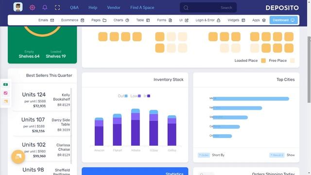 Warehouse Logistics Dashboard Bootstrap 5 Admin Templates with RTL Light Dashboard