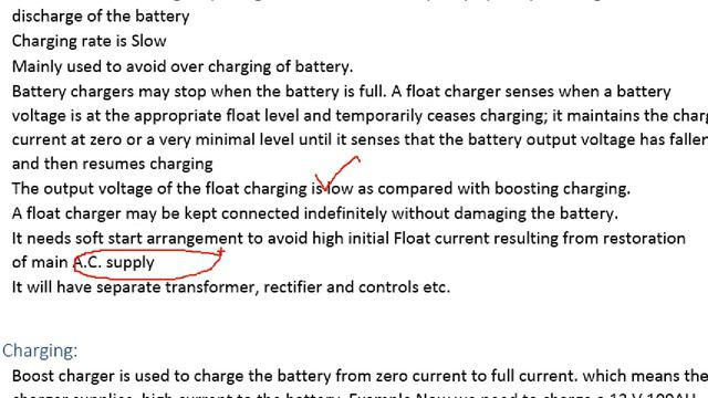Difference between floating charger, boost charger and trickle charger in tamil