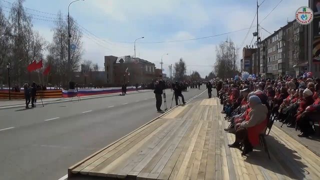 Праздничный парад 09.05.2016г.  г.Советский - Югра