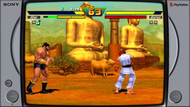 Street Fighter Ex plus Alpha Ruy vs Darun