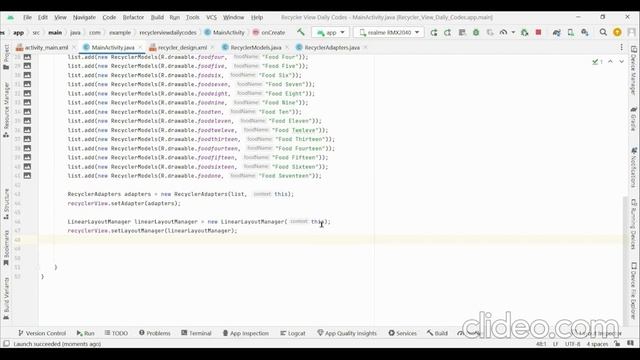 RecyclerView in Android #5 | LinearLayoutManager| Android studio | java | Application Development