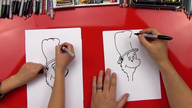 How To Draw The Cat In The Hat