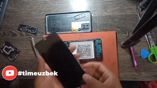 SAMSUNG A12 EKRAN ALMASHTIRISH  ЗАМЕНА ЭКРАН SAMSUNG A12