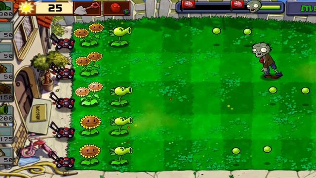 Растения против Зомби Уровень 6-1
Plants vs Zombie Level 6-1