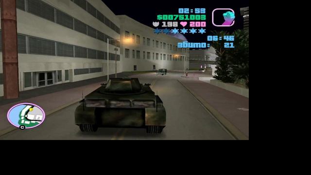 Grand Theft Auto Vice City Миссия военного на танке 2 часть