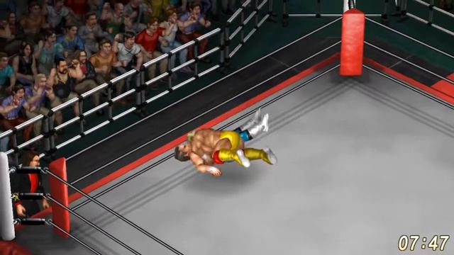FPWW video game: Hulk Hogan (with Jimmy Hart) vs. Cody Rhodes (with The Elite)