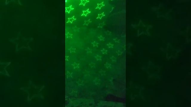 мой лазерный проектор звёздный дождь
