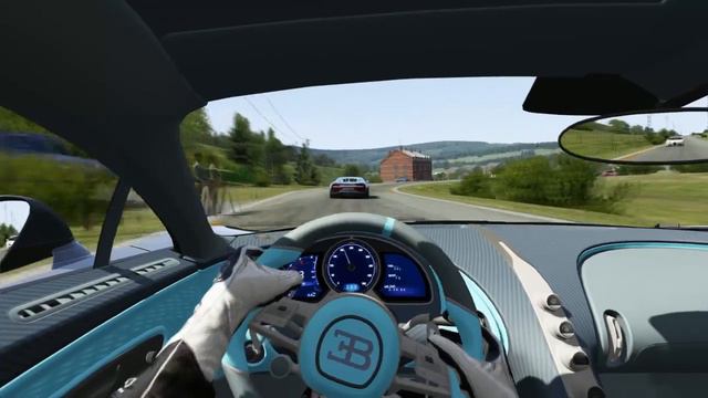 Bugatti Divo  Cockpit  vs Bugatti Chiron vs Bugatti Veyron at Spa 1966