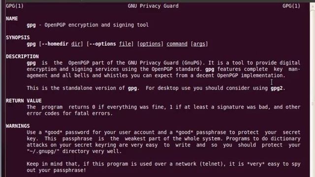 Using GPG
