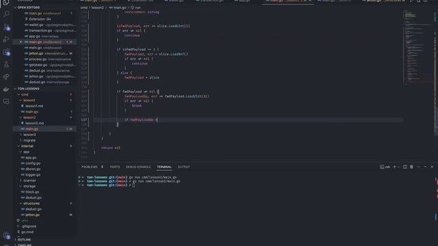 Вторая лекция по работе с блокчейном TON на Golang Автор - @fuckinpurpl