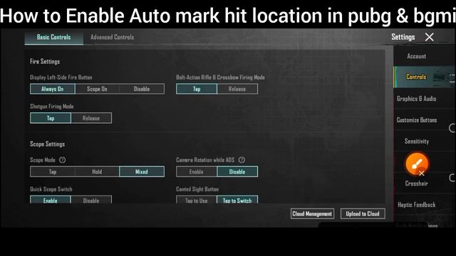 How to Enable Auto Mark Hit Location in PUBG MOBILE & BGMI 2023🔥 bgmi Auto mark hit location