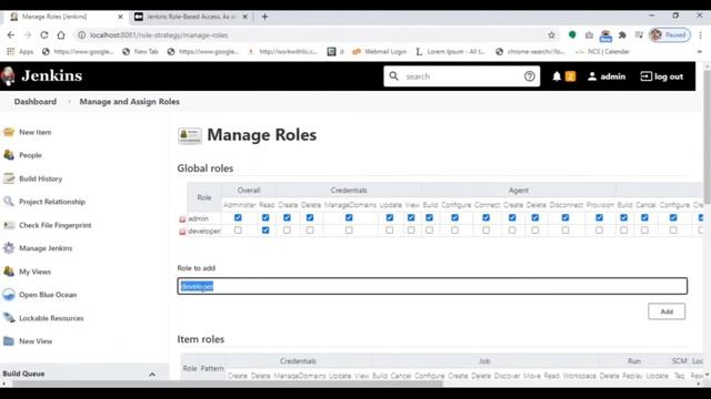 |Jenkins create user | create role |assign role | role strategy plugin|how to handle case sensitive