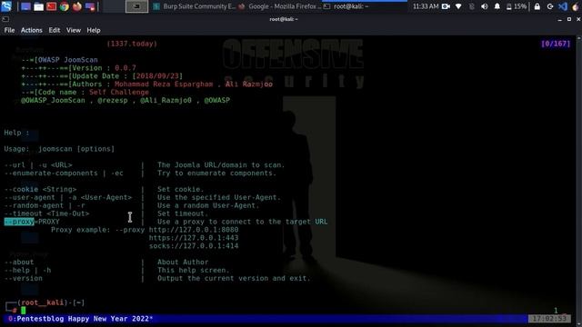 JoomScan Tool: Joomla Website Vulnerability Scanner [Hindi] - 2022