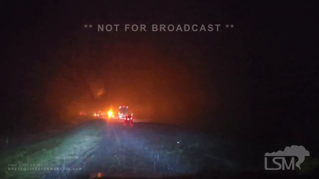 01-09-2024 Freeport, Florida - Tornado Warned Storm - Trees Down - i-10 Shots
