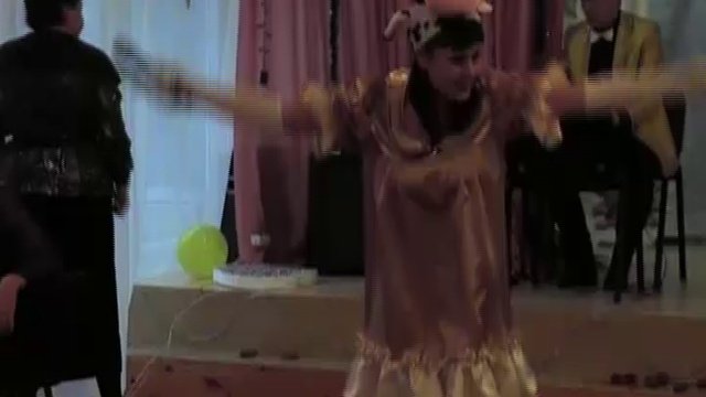 Баба Яга и корова