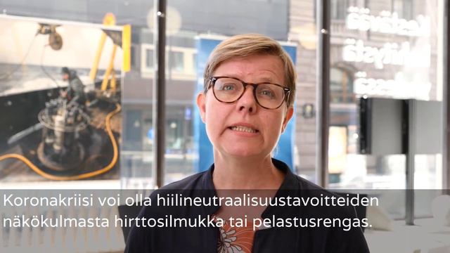 Krista Mikkosen tervehdys Turun ilmastofoorumissa 2020