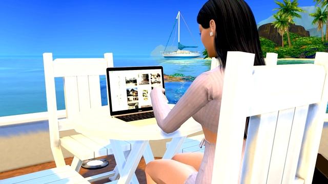 Talk on Iphone with Macbook Accessory I Sims 4 Animation Download