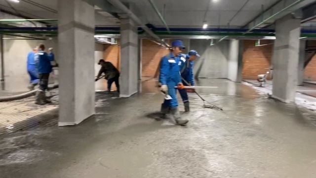 Приемка и укладка бетона на ЖК «Геометрия»