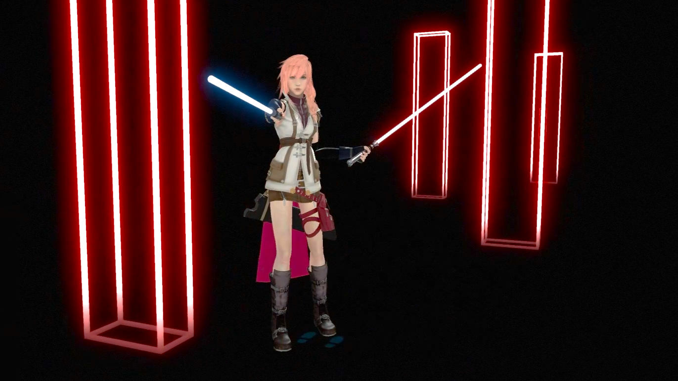 LIGHTNING (GIRL) FROM FF13 IN BEAT SABER - KORDHELL - LAND OF FIRE
