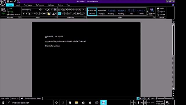 MS-Word (part 4) !About Home Tab In MS-Word _02!