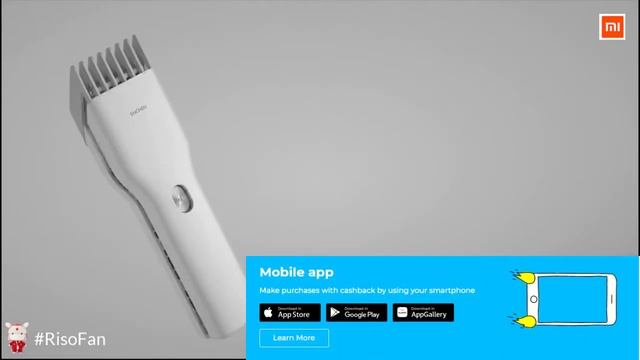 Xiaomi ENCHEN Boost USB Electric Hair Clipper Two Speed Ceramic Cutter Trimmer.