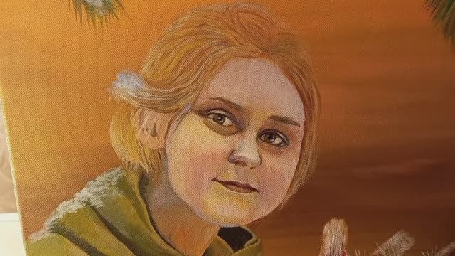 Как я писала портрет Саши, а потом подарила ей его на Новый год. Реакция бесценна