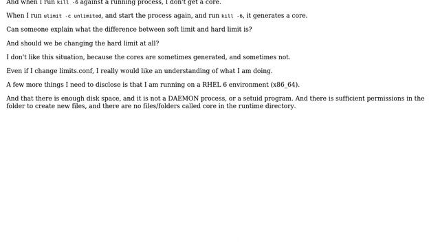 Core dump generation on Linux (2 Solutions!!)