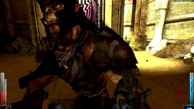 Dark Messiah Of Might And Magic - Beating A Badass Orc - SweetFX Mod - 1080p